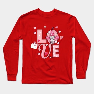 Cute Valentines Love Gnome Long Sleeve T-Shirt